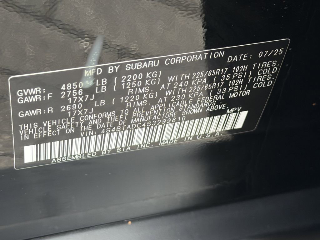 Certified 2025 Subaru Outback Premium image 31