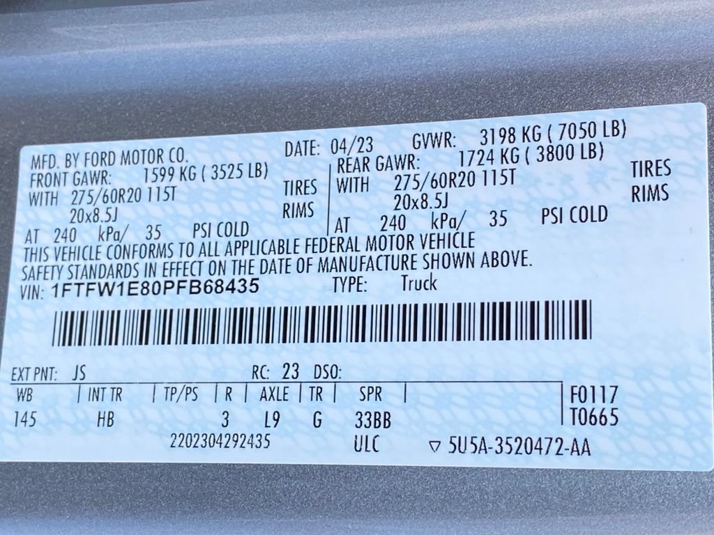 Used 2023 Ford F150 Lariat AWD/4WD image 48