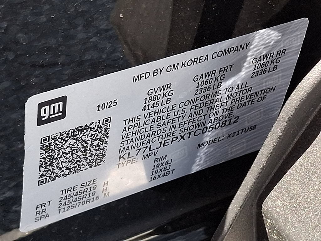 Used 2026 Chevrolet Trax RS w/ Sunroof Package FWD image 27