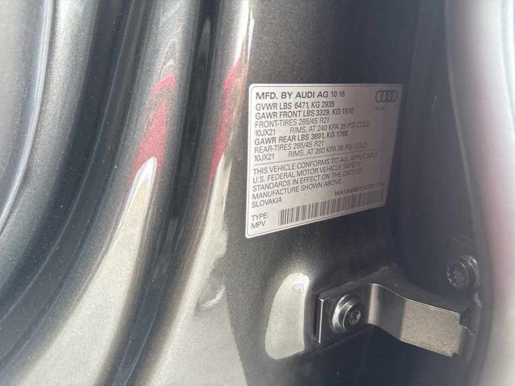 Used 2019 Audi Q8 Premium w/ Convenience Package image 41