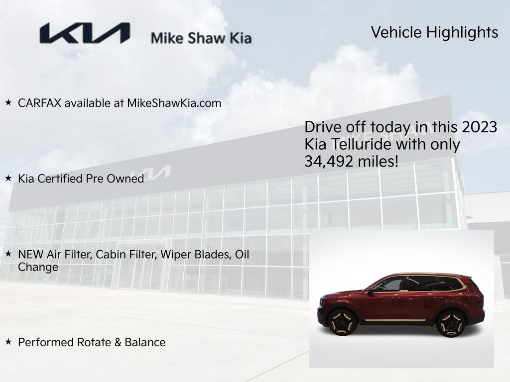 Certified 2023 Kia Telluride EX w/ EX Captain's Chair Package FWD image 10