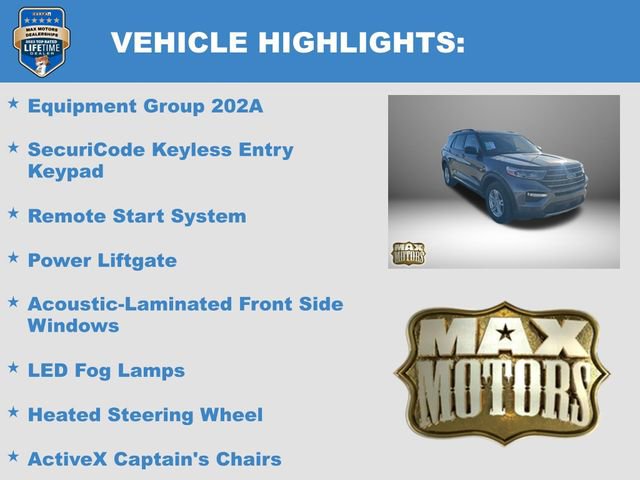 Used 2022 Ford Explorer XLT w/ Equipment Group 202A image 5