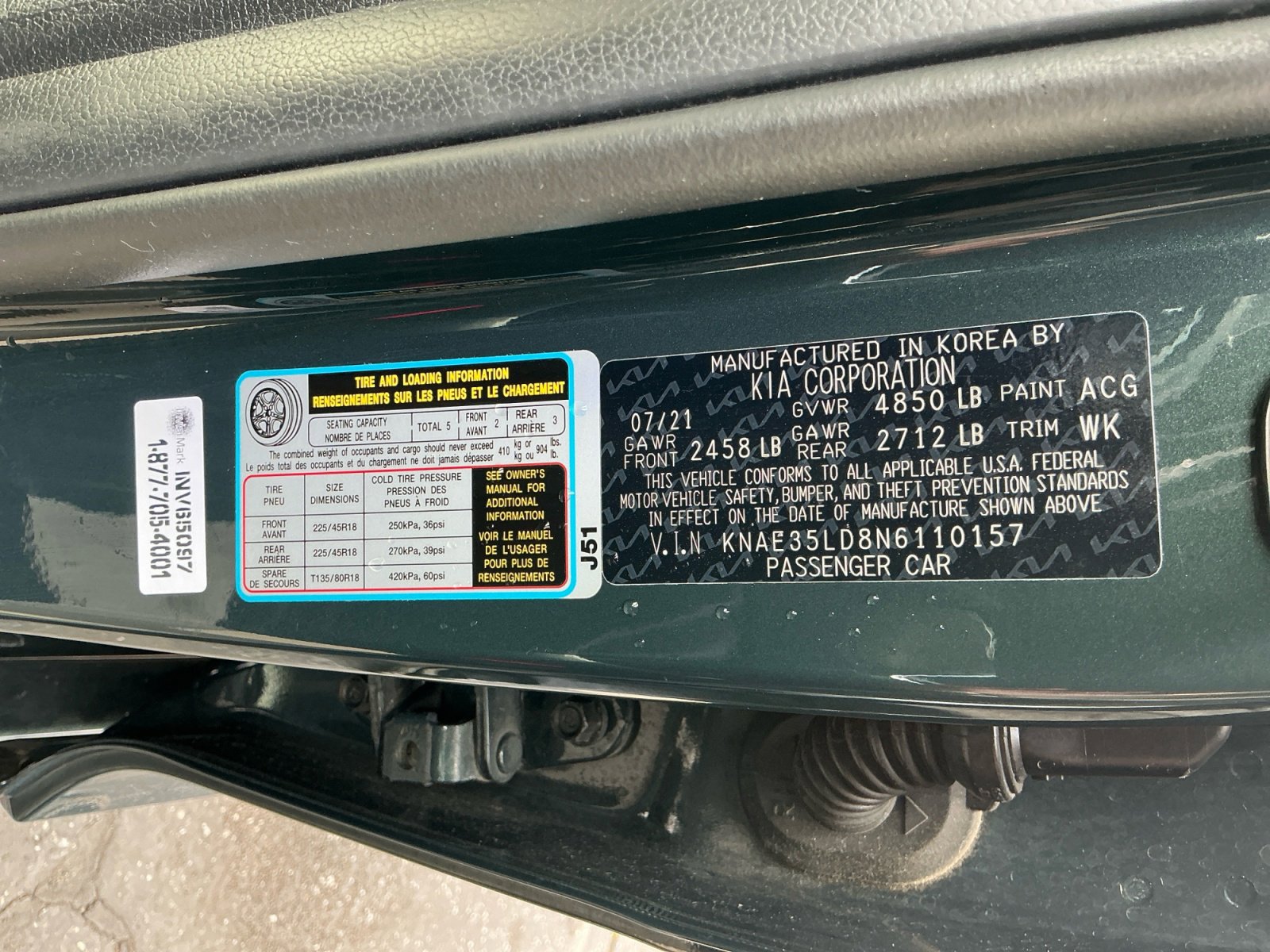 Used 2022 Kia Stinger GT-Line w/ Sun & Sound Package image 18