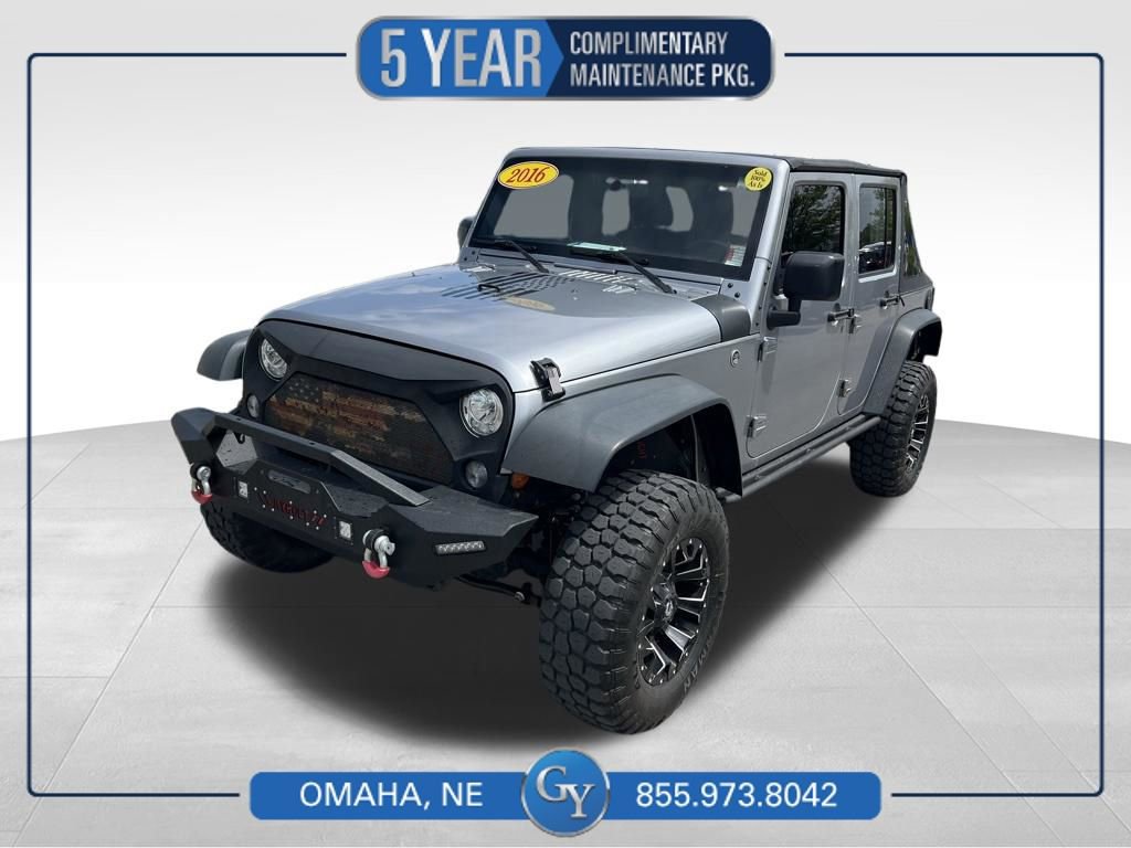 Used 2016 Jeep Wrangler Unlimited Sport w/ Connectivity Group AWD/4WD image 1