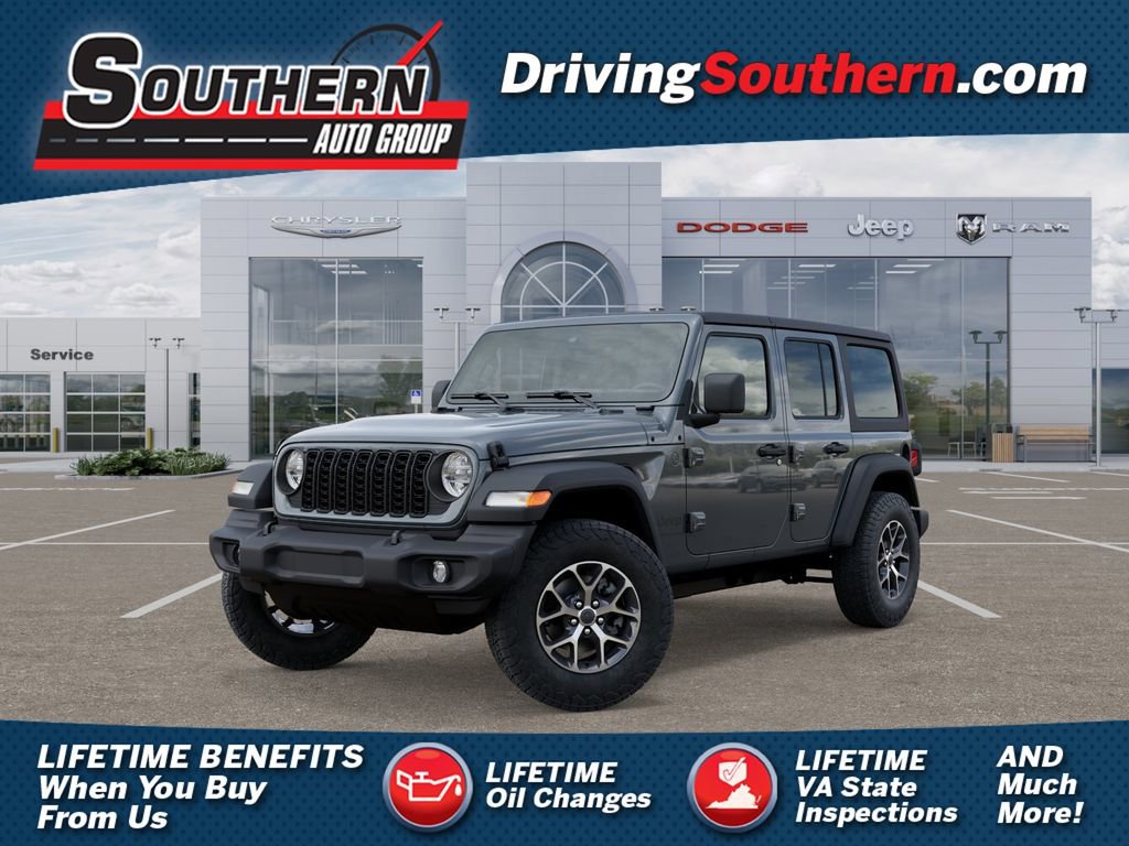 New 2025 Jeep Wrangler Unlimited Sport AWD/4WD 360° Tour