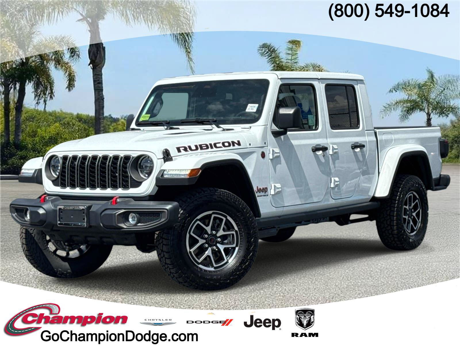 New 2026 Jeep Gladiator Rubicon w/ Steel Power Dome Hood Package AWD/4WD image 1
