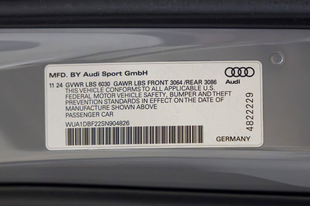 Used 2025 Audi RS 6 performance w/ Black Optic Package image 53
