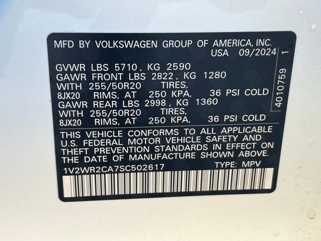 Used 2025 Volkswagen Atlas SE image 25