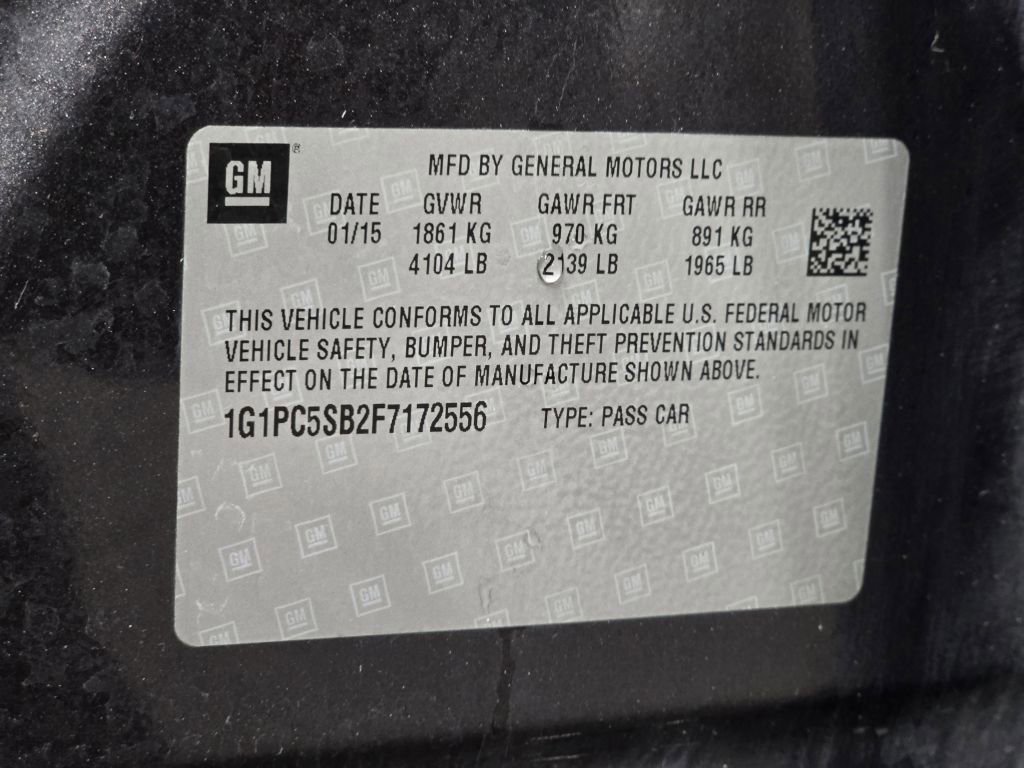 Used 2015 Chevrolet Cruze LT image 16