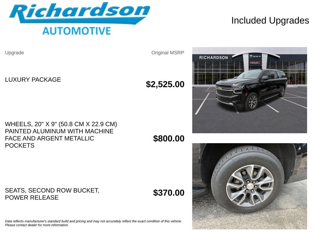 Used 2022 Chevrolet Suburban LT w/ Luxury Package AWD/4WD image 6