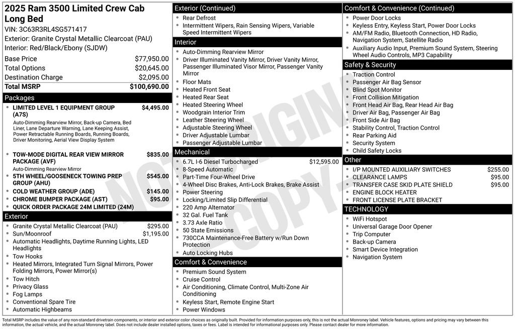 Used 2025 RAM 3500 Limited image 31