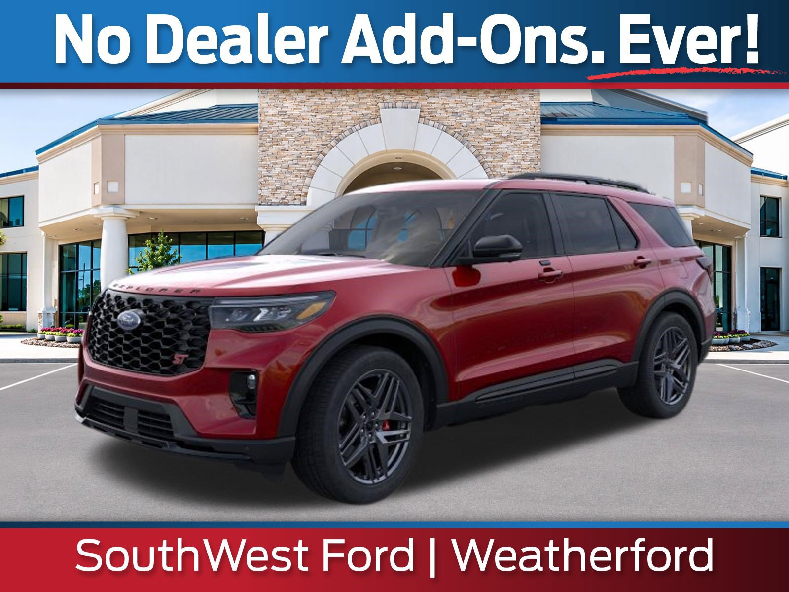 New 2026 Ford Explorer ST w/ Sun And Sound Package AWD/4WD 360° Tour