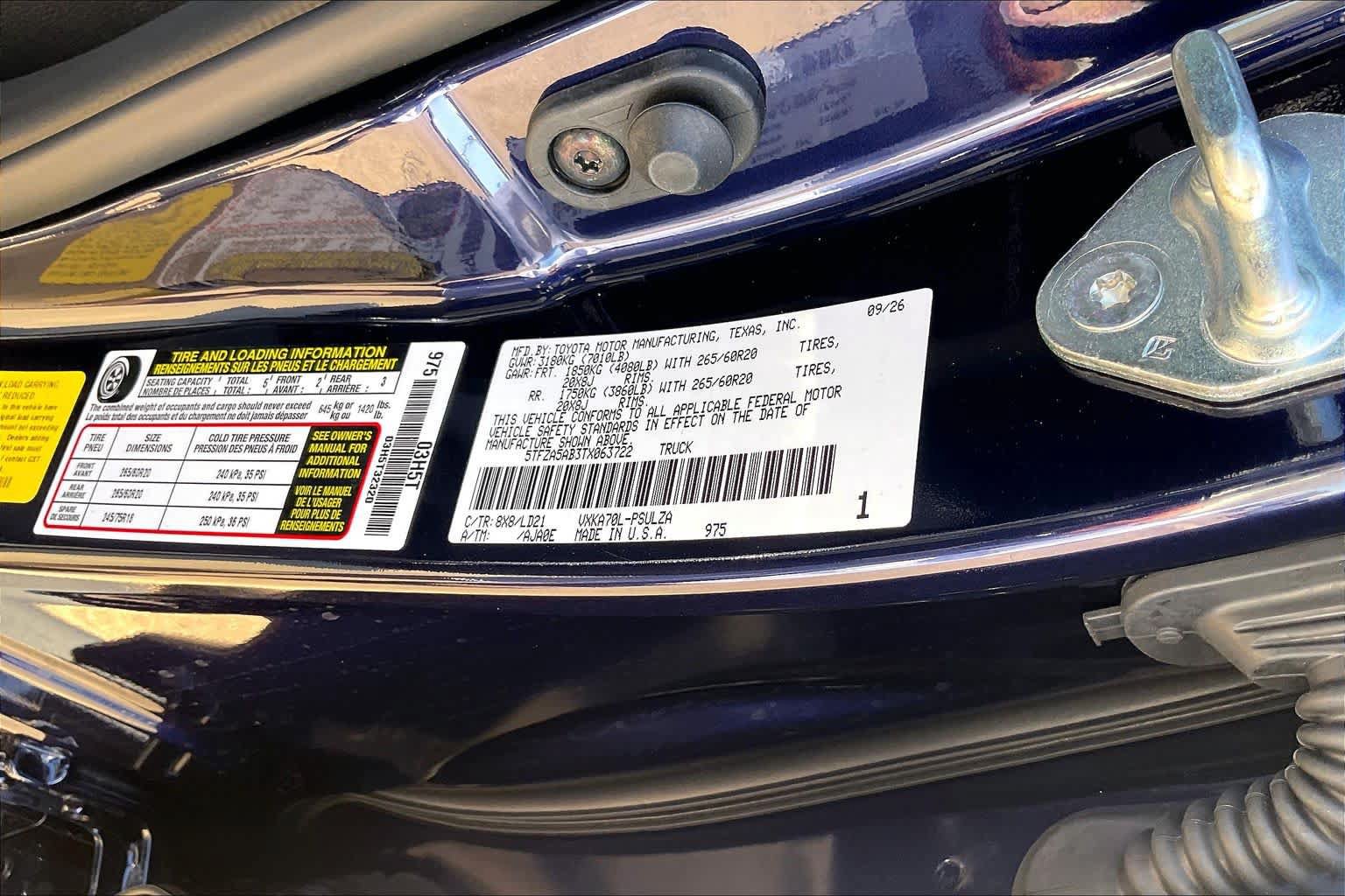 New 2026 Toyota Tundra Limited RWD image 21