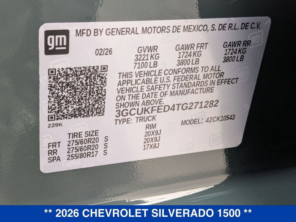 New 2026 Chevrolet Silverado 1500 LT Trail Boss w/ LT Trail Boss Premium Package image 40