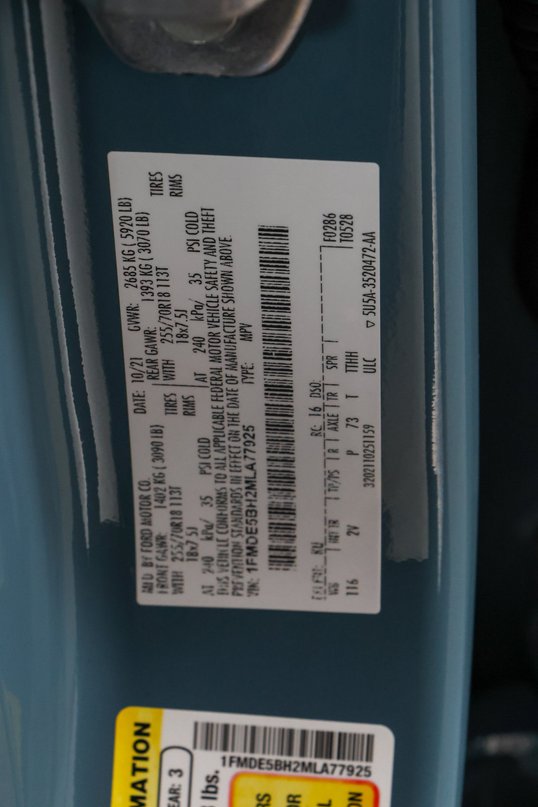 Used 2021 Ford Bronco Outer Banks AWD/4WD image 31