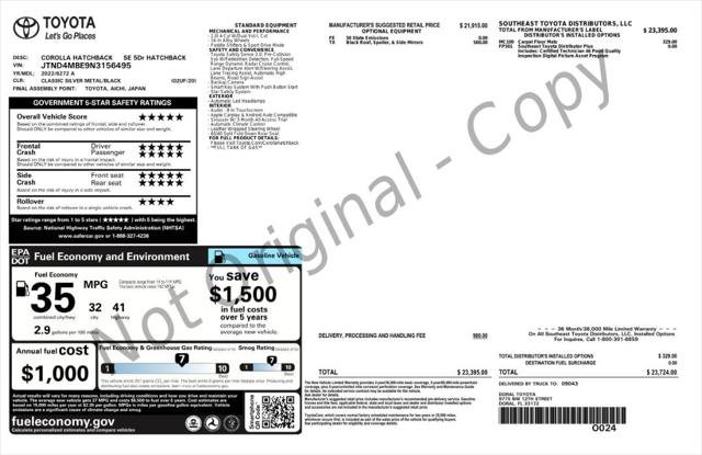 Used 2022 Toyota Corolla SE image 4