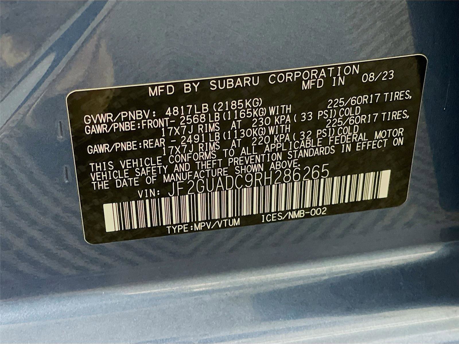Certified 2024 Subaru Crosstrek 2.0i Premium image 32