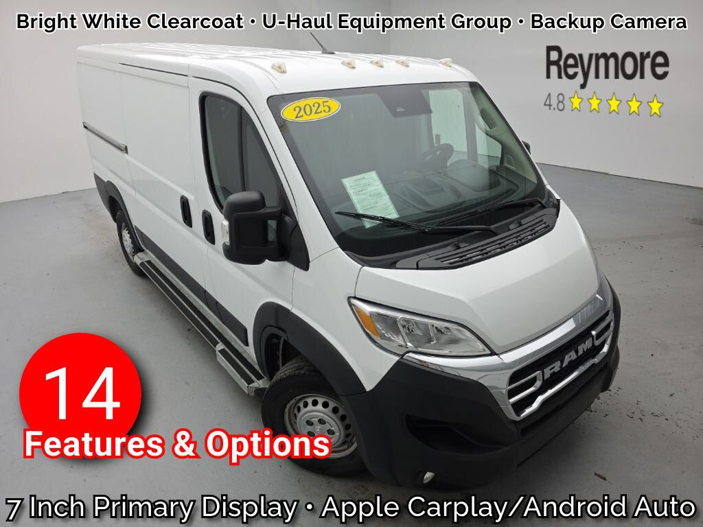 Used 2025 RAM ProMaster 2500 w/ U-Haul Equipment Group FWD image 1