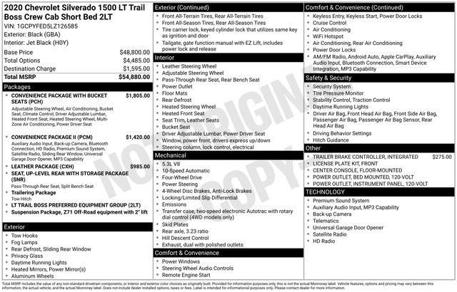 Used 2020 Chevrolet Silverado 1500 LT Trail Boss image 31