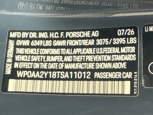 New 2026 Porsche Taycan AWD/4WD image 24
