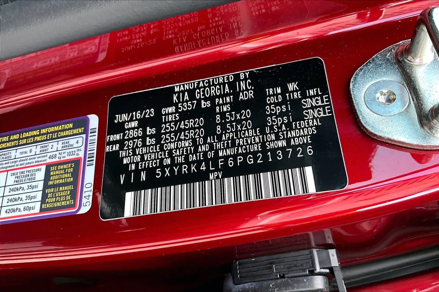 Used 2023 Kia Sorento SX FWD image 37