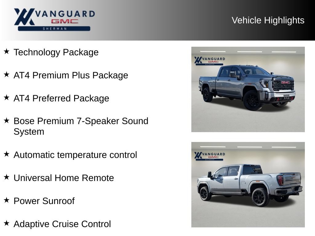 Used 2024 GMC Sierra 2500 AT4 w/ AT4 Premium Plus Package AWD/4WD image 11