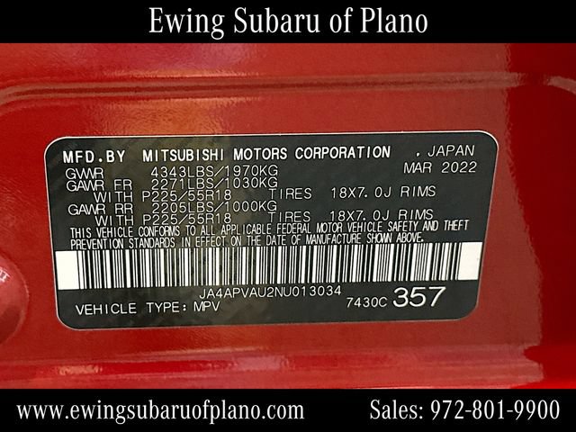Used 2022 Mitsubishi Outlander Sport SE FWD image 32