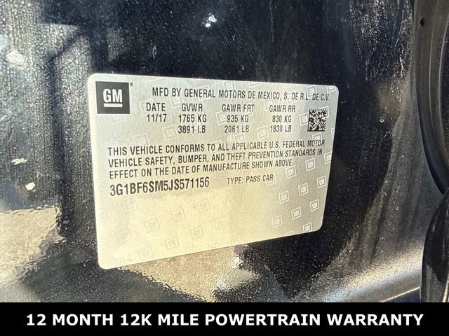 Used 2018 Chevrolet Cruze Premier w/ Enhanced Convenience Package FWD image 29