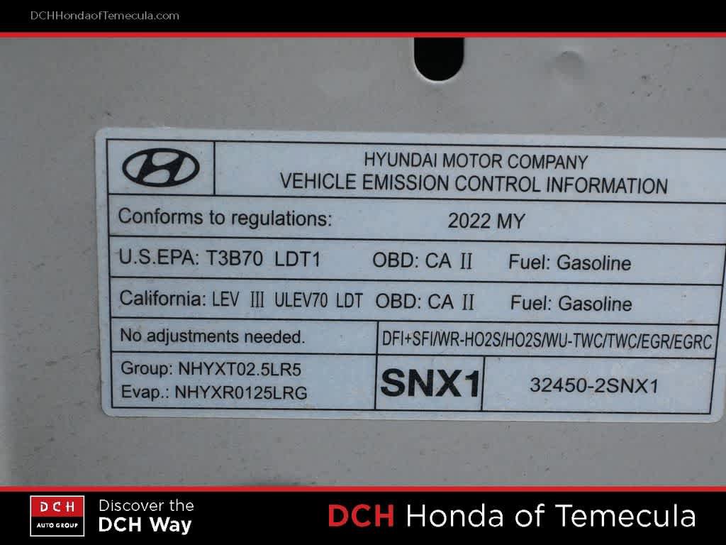 Used 2022 Hyundai Tucson SEL w/ Cargo Package FWD image 9