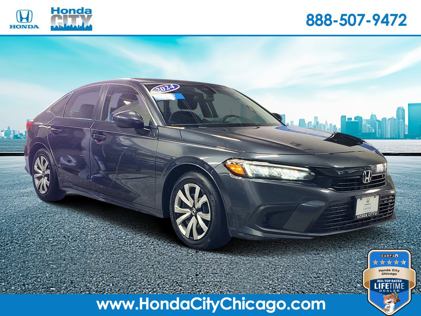 Certified 2024 Honda Civic LX video 1