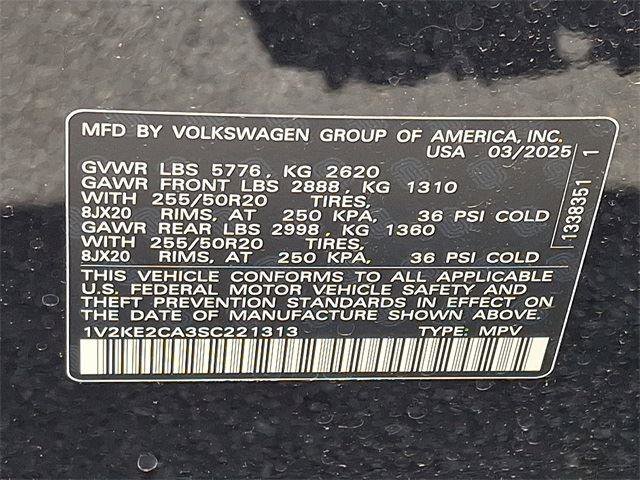 New 2025 Volkswagen Atlas Cross Sport SE image 20