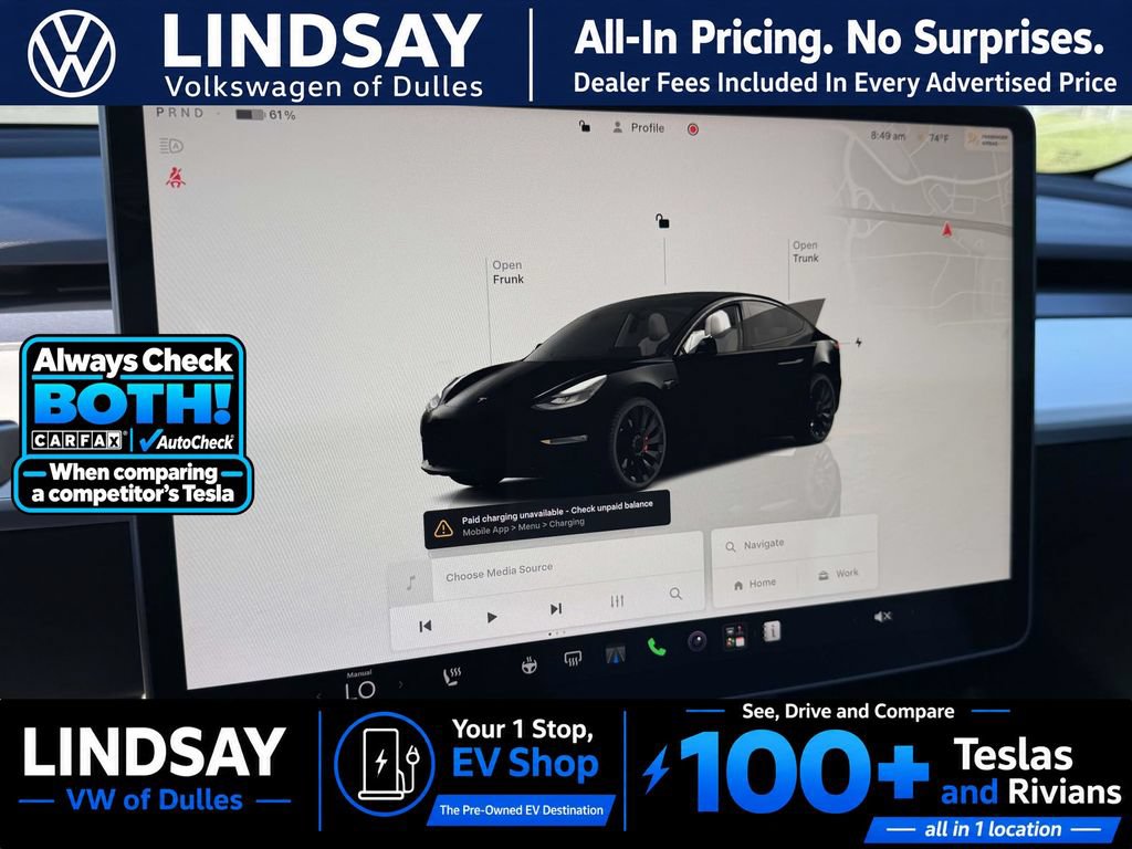 Used 2022 Tesla Model 3 Performance AWD/4WD image 18