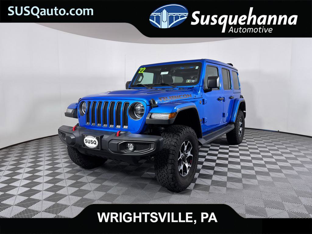 Used 2022 Jeep Wrangler Unlimited Rubicon w/ LED Lighting Group