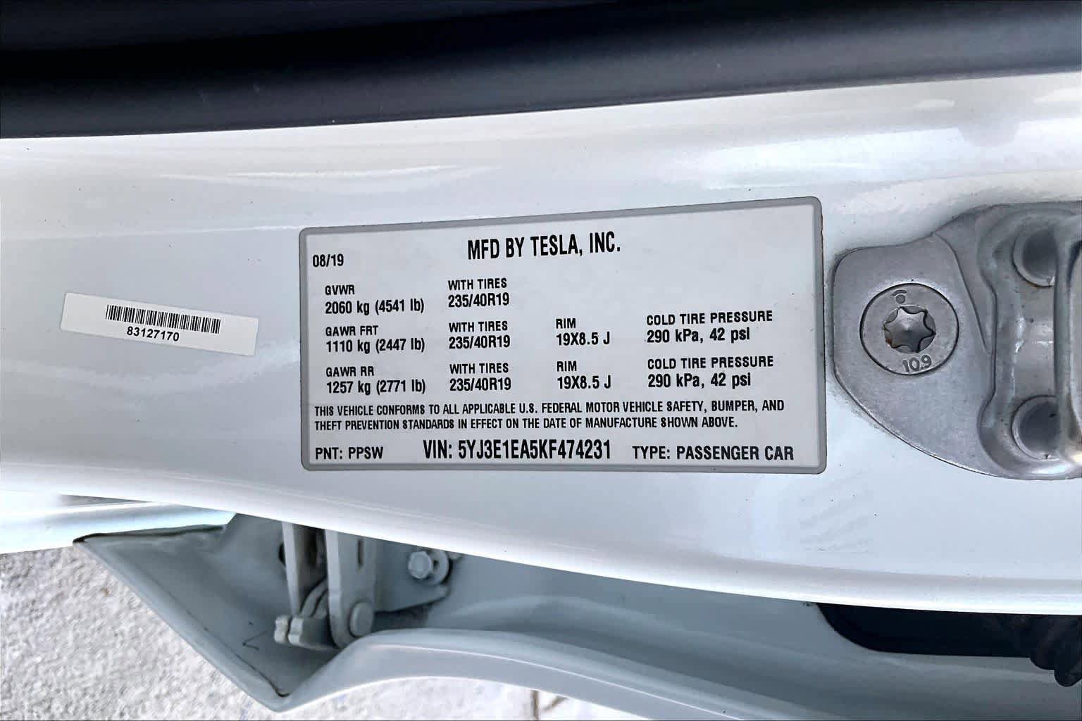 Used 2019 Tesla Model 3 Standard Range RWD image 31