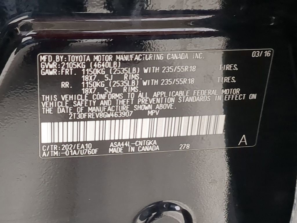 Used 2016 Toyota RAV4 Limited AWD/4WD image 40