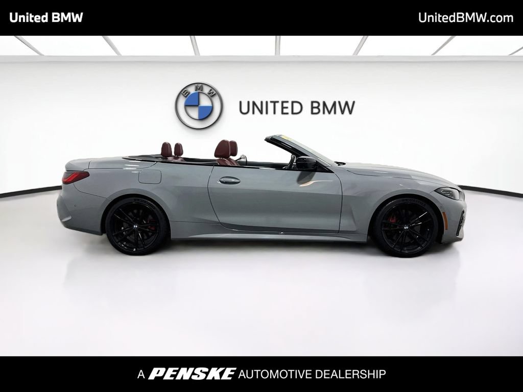 Certified 2024 BMW 430i Convertible w/ M Sport Package RWD image 4