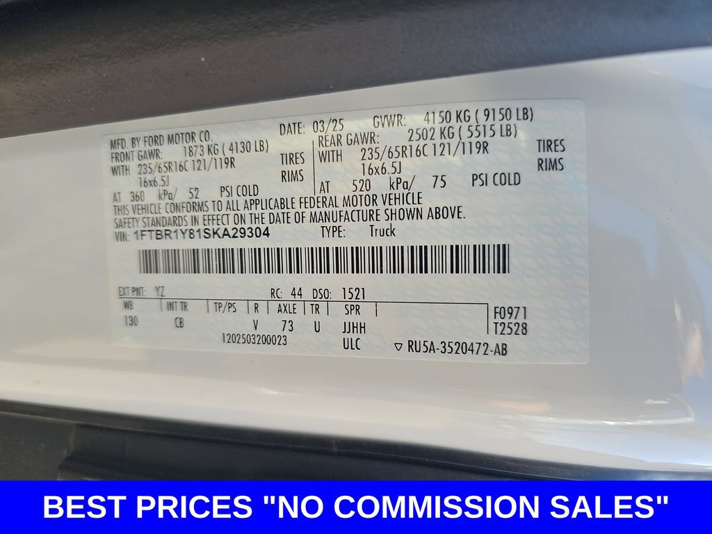 Used 2025 Ford Transit 250 Low Roof w/ Exterior Upgrade Package RWD image 40