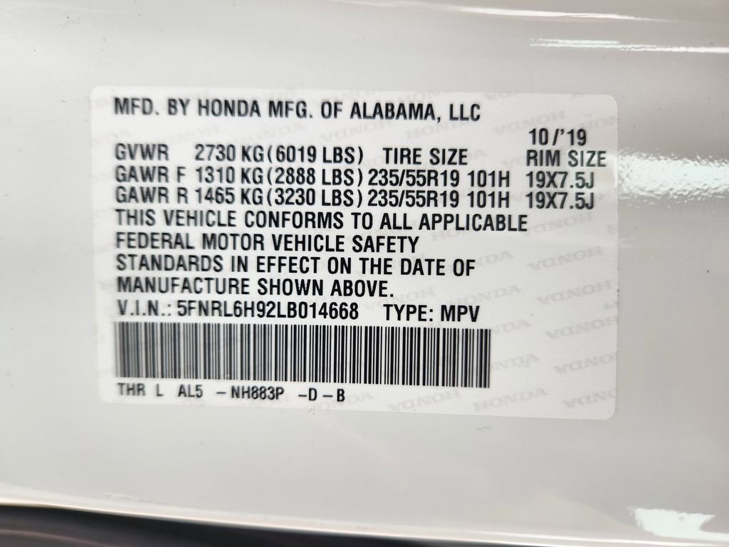 Used 2020 Honda Odyssey Elite image 32