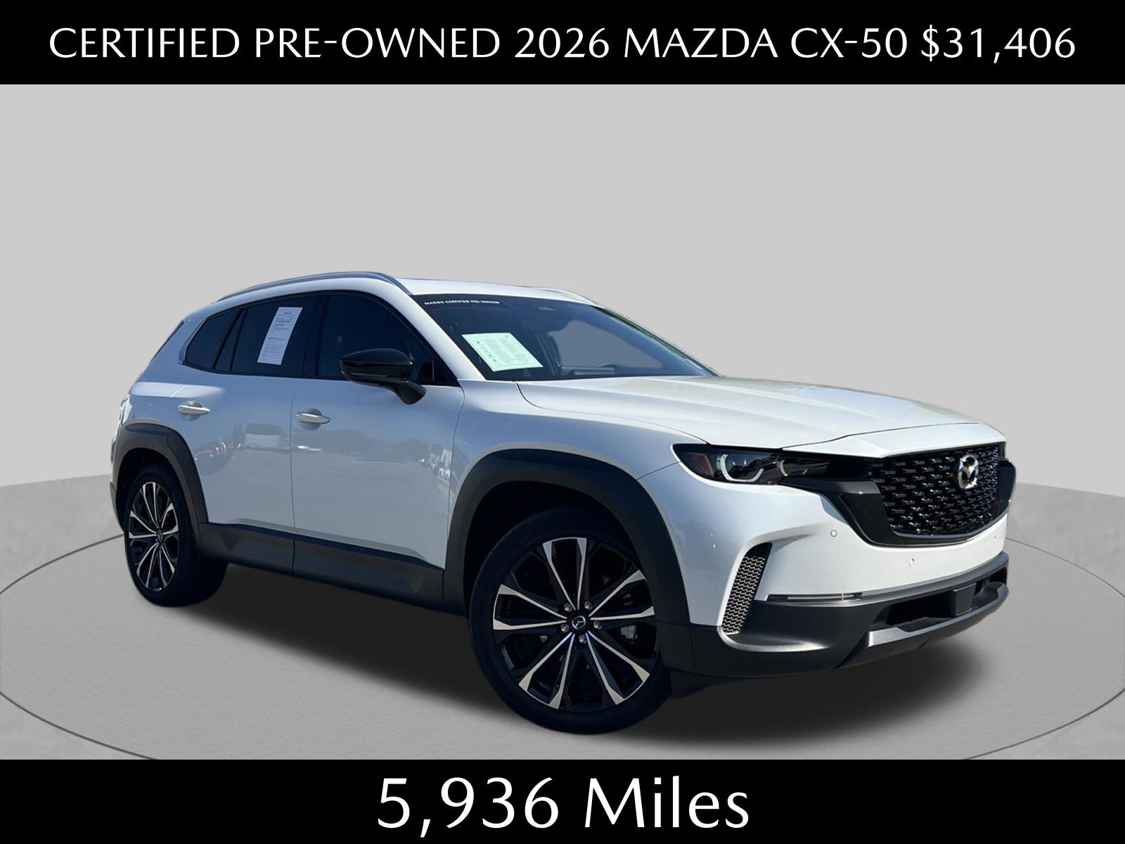 Certified 2026 MAZDA CX-50 AWD 2.5 S w/ Weather Package 360° Tour