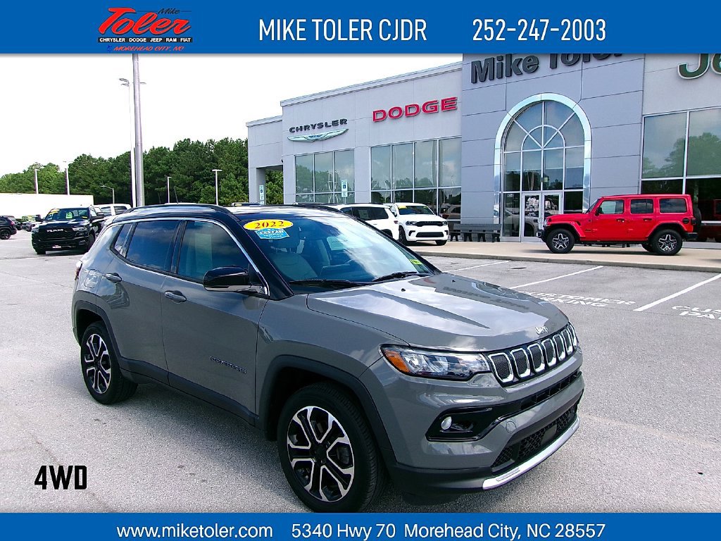 Used 2022 Jeep Compass Limited w/ Sun and Sound Group