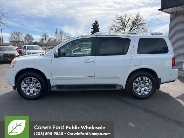 Used 2015 Nissan Armada Platinum w/ 2nd Row Captain Seat Package image 8