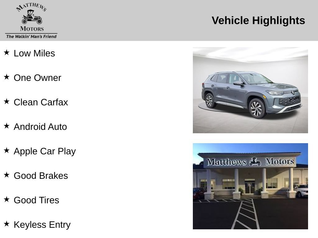 Used 2025 Volkswagen Tiguan S AWD/4WD image 14