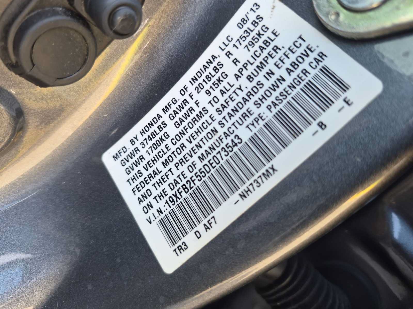 Used 2013 Honda Civic LX image 30