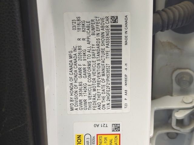 Certified 2023 Honda Civic LX image 29