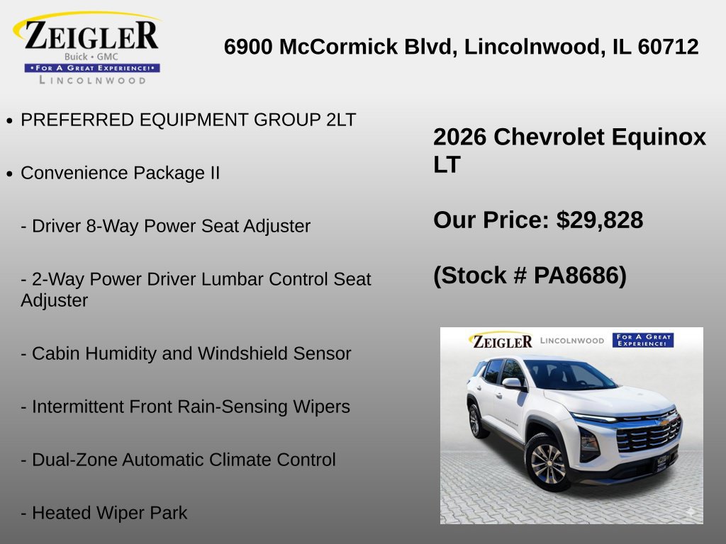 Used 2026 Chevrolet Equinox LT w/ Convenience Package II AWD/4WD image 6