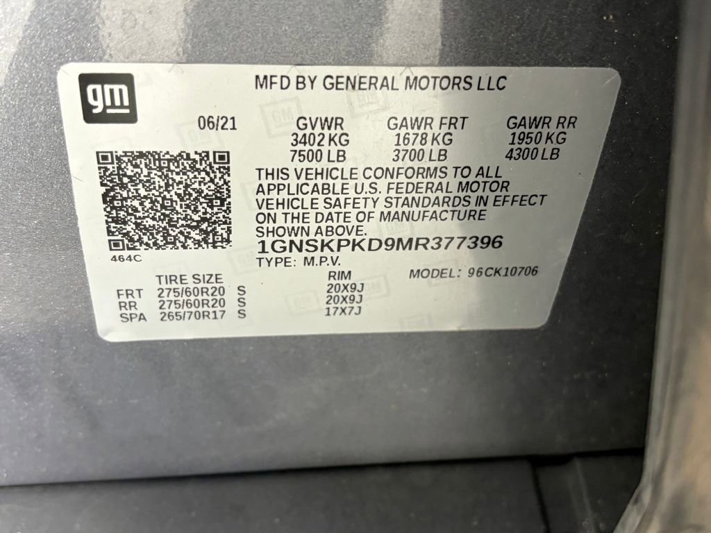 Used 2021 Chevrolet Tahoe Z71 AWD/4WD image 9