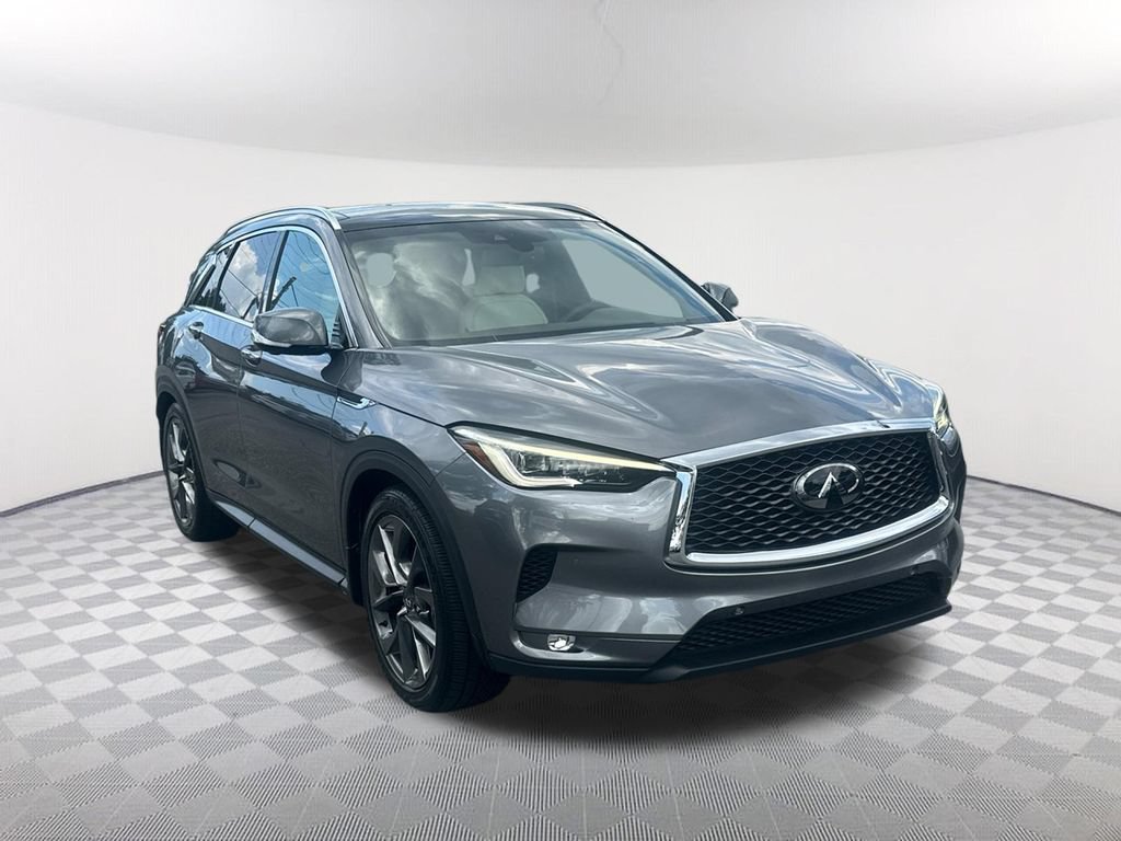 Used 2020 INFINITI QX50 Autograph w/ Premium White Leather Package FWD image 3