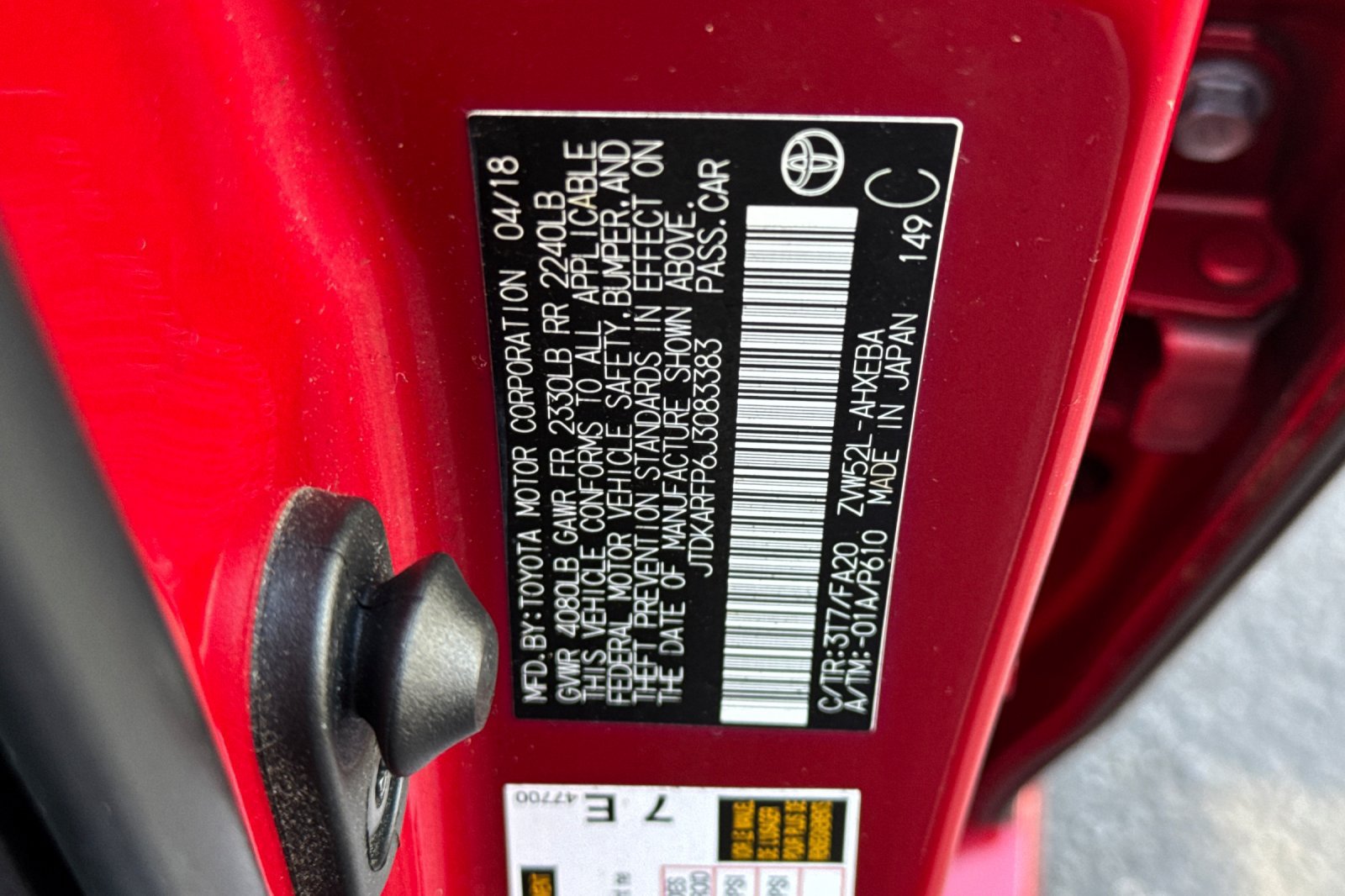 Certified 2018 Toyota Prius Prime Plus FWD image 31