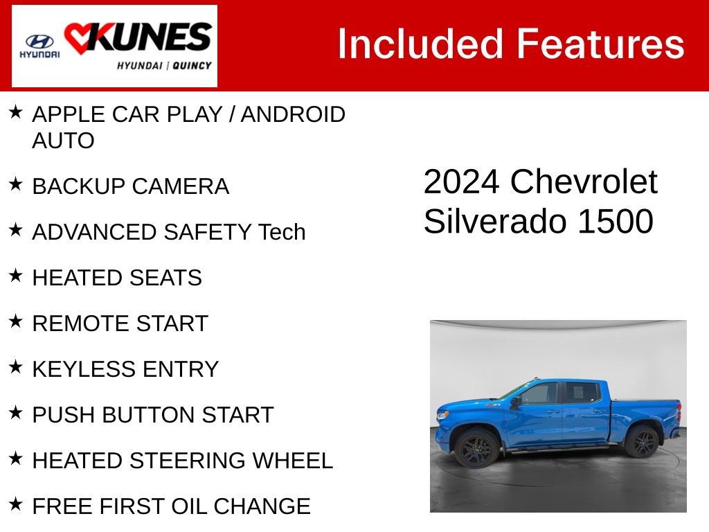 Used 2024 Chevrolet Silverado 1500 RST AWD/4WD image 2
