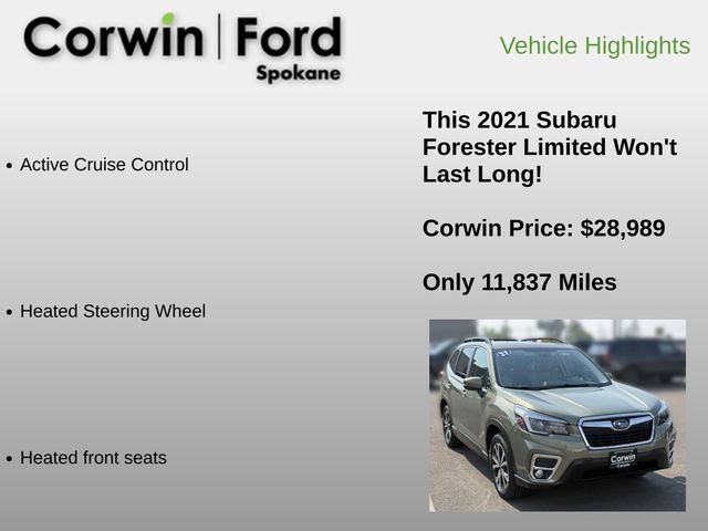 Used 2021 Subaru Forester Limited w/ Popular Package #3 AWD/4WD image 12